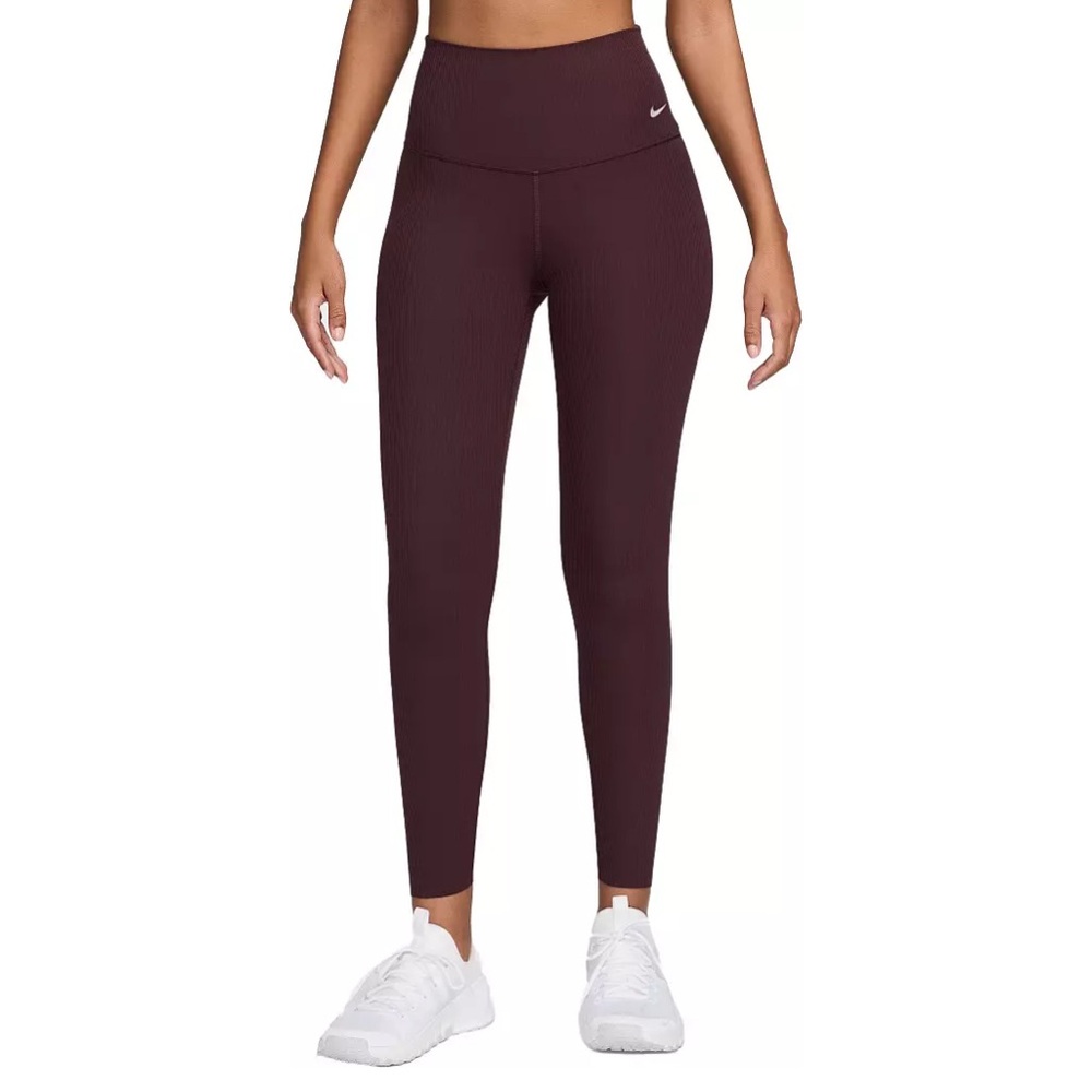 Nike Zenvy Women's dri fit burgundy Leggings